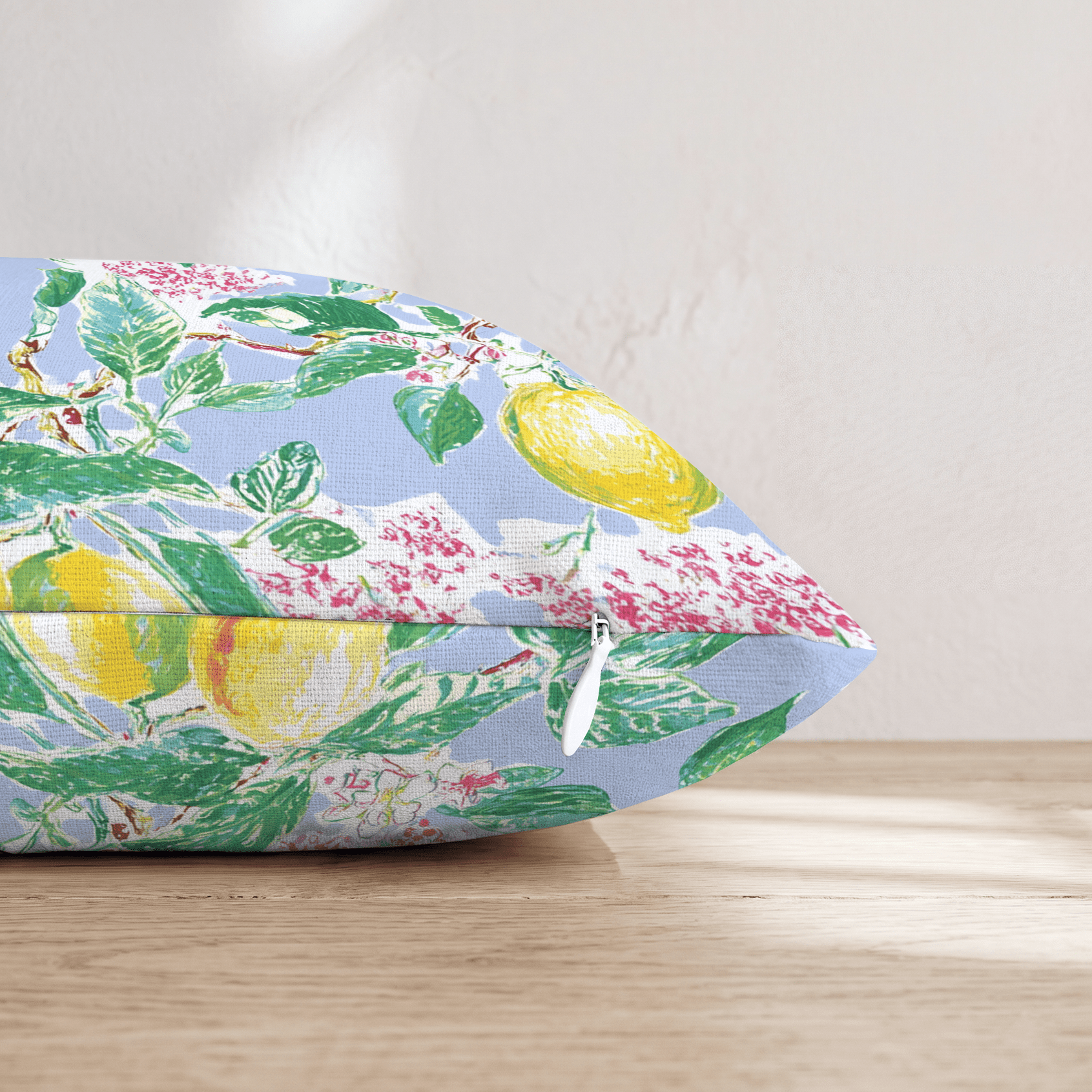 Anna's Lemon Tree Throw Pillow - Hillcroft Home