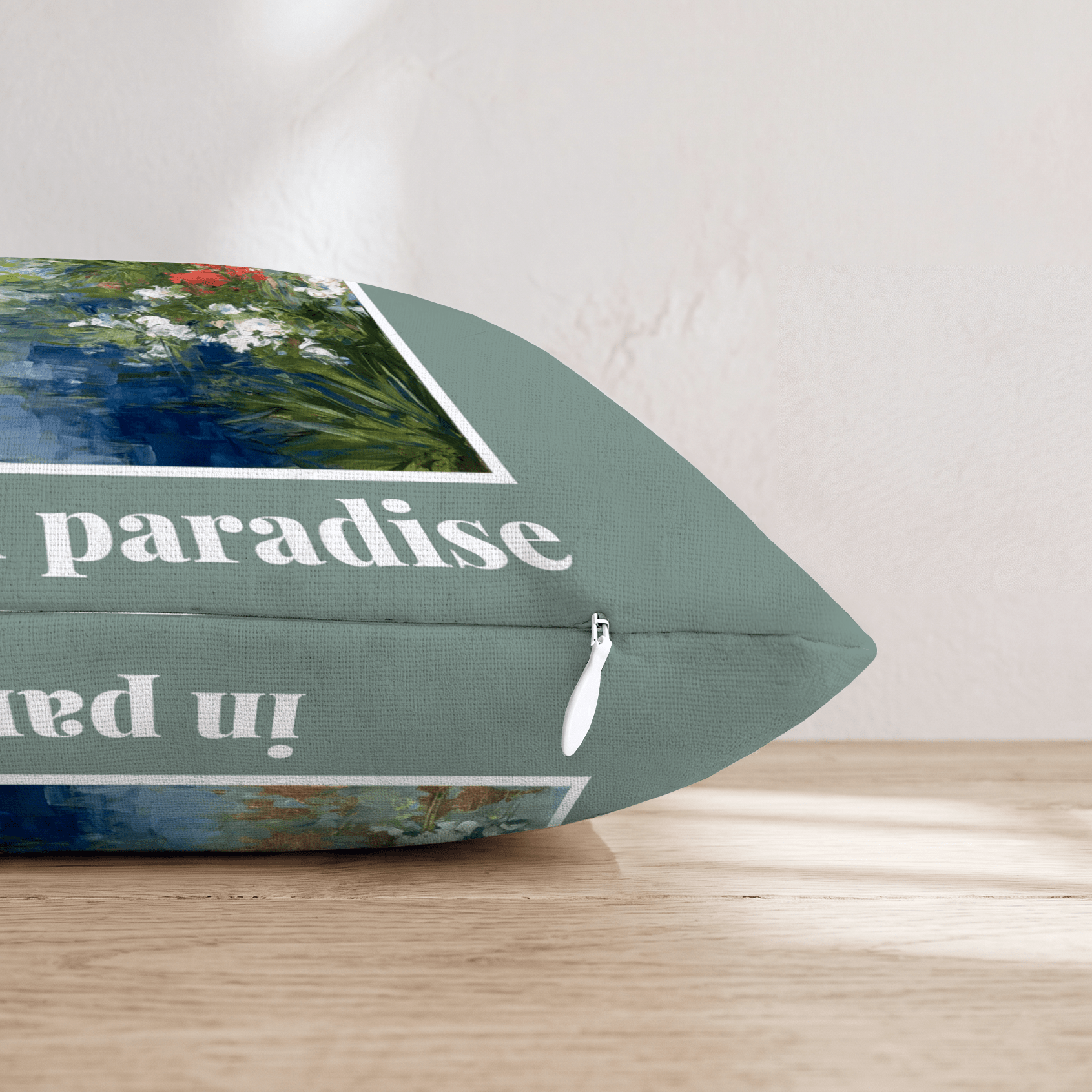 another day in paradise Throw Pillow - Hillcroft Home