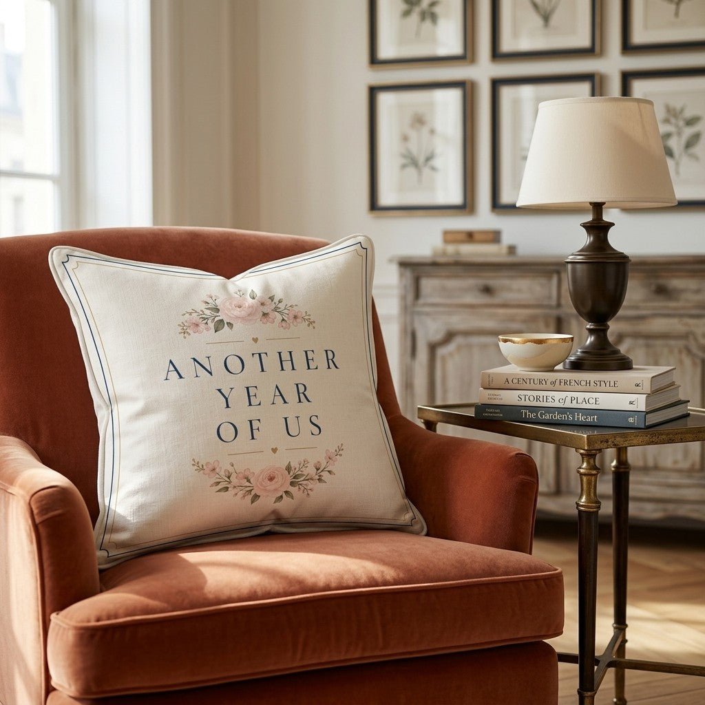Another Year of Us Throw Pillow - Hillcroft Home