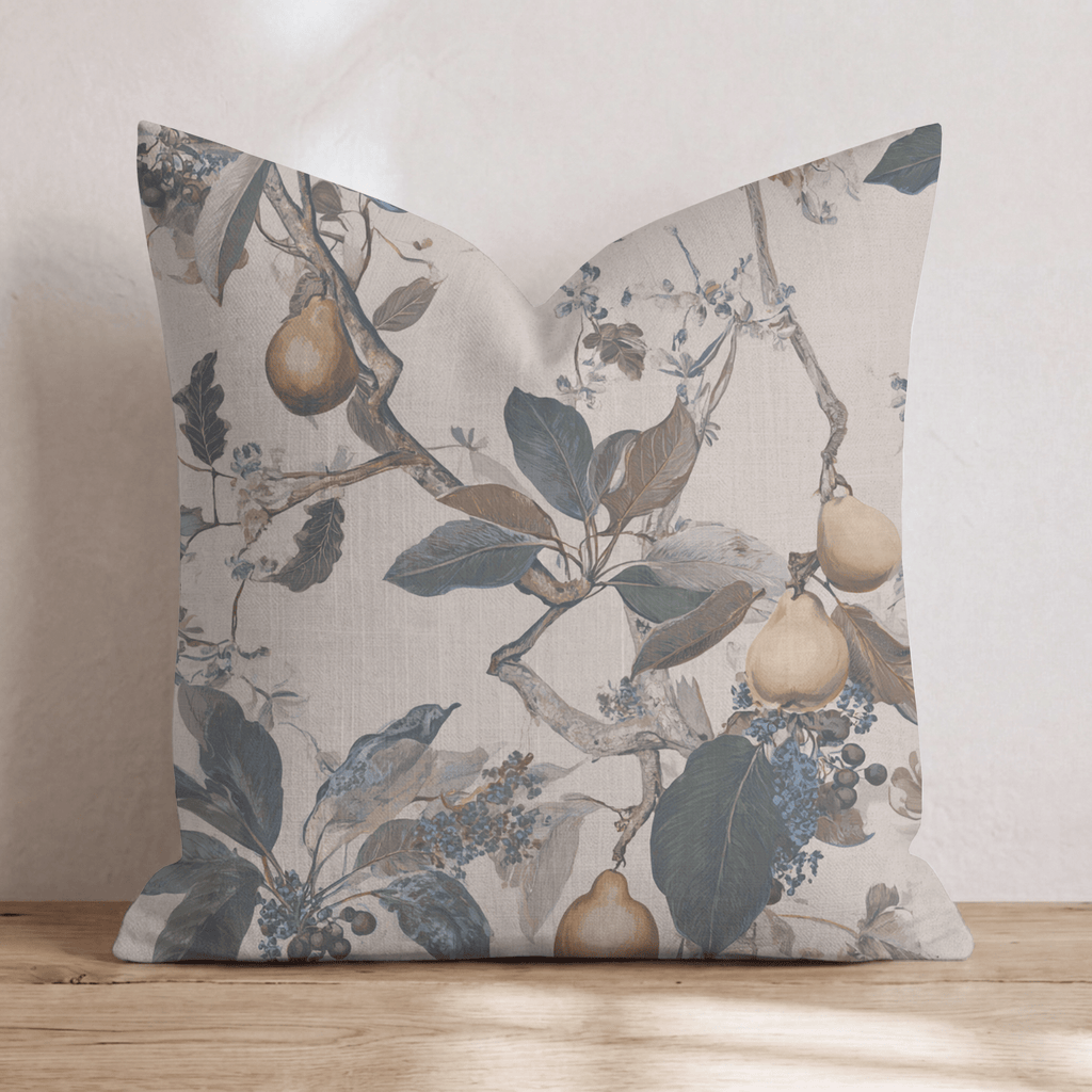 Antique Botanical Orchard Throw Pillow - Hillcroft Home