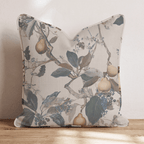 Antique Botanical Orchard Throw Pillow - Hillcroft Home