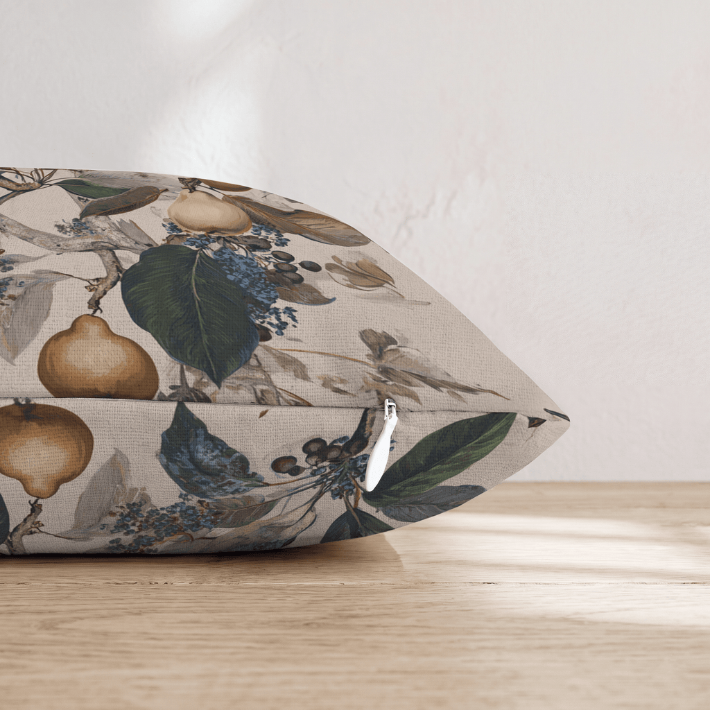 Antique Botanical Orchard Throw Pillow - Hillcroft Home