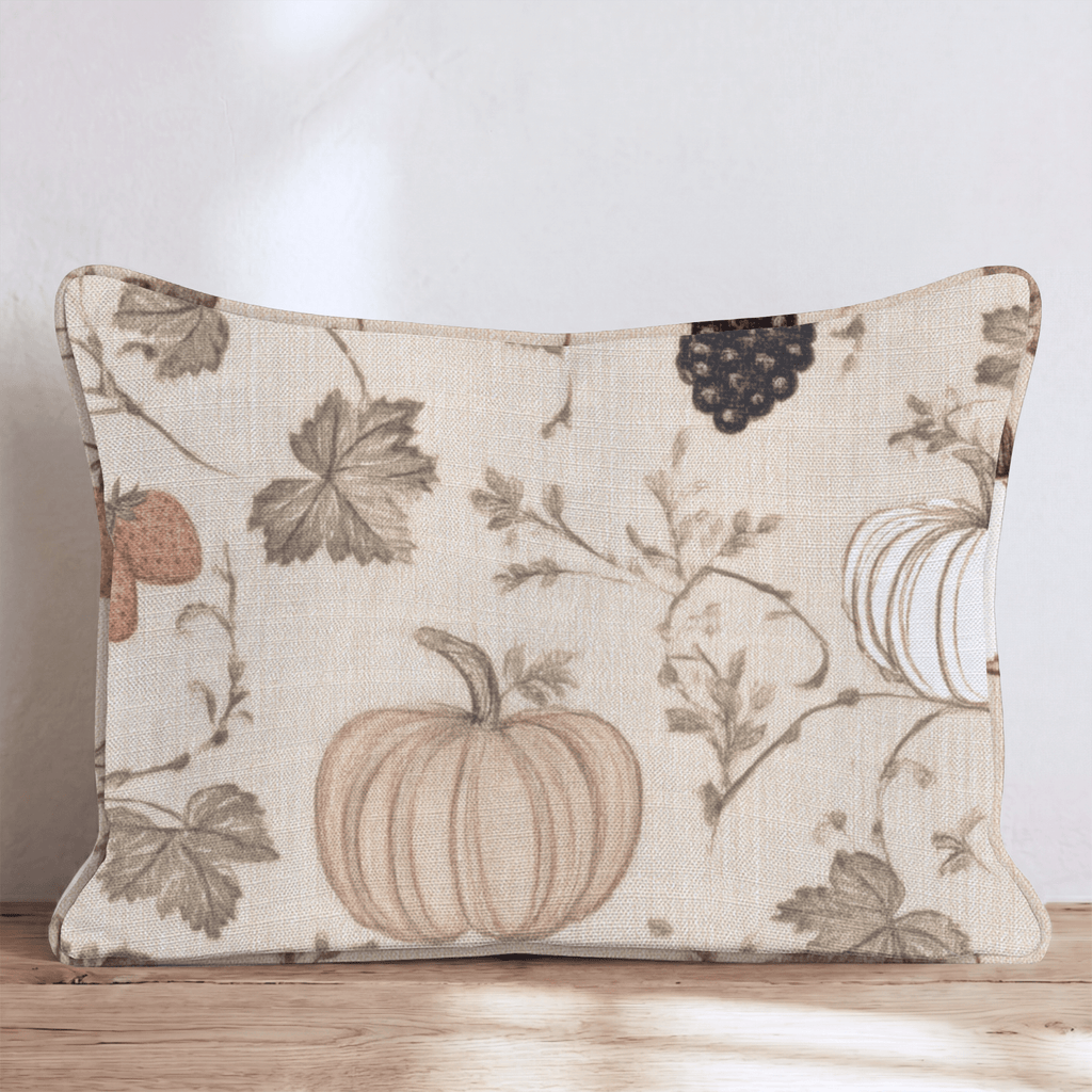 Antique Harvest Vine Throw Pillow - Hillcroft Home