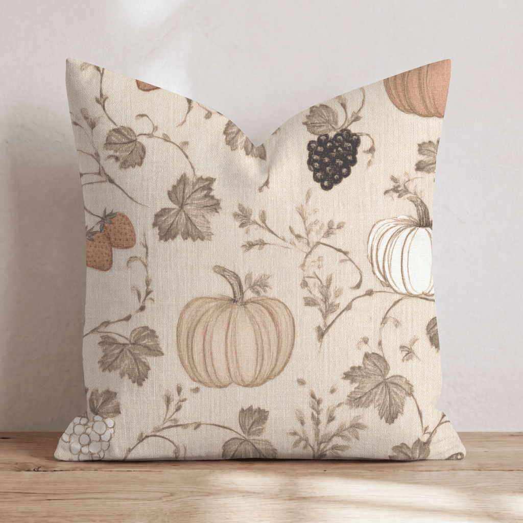 Antique Harvest Vine Throw Pillow - Hillcroft Home
