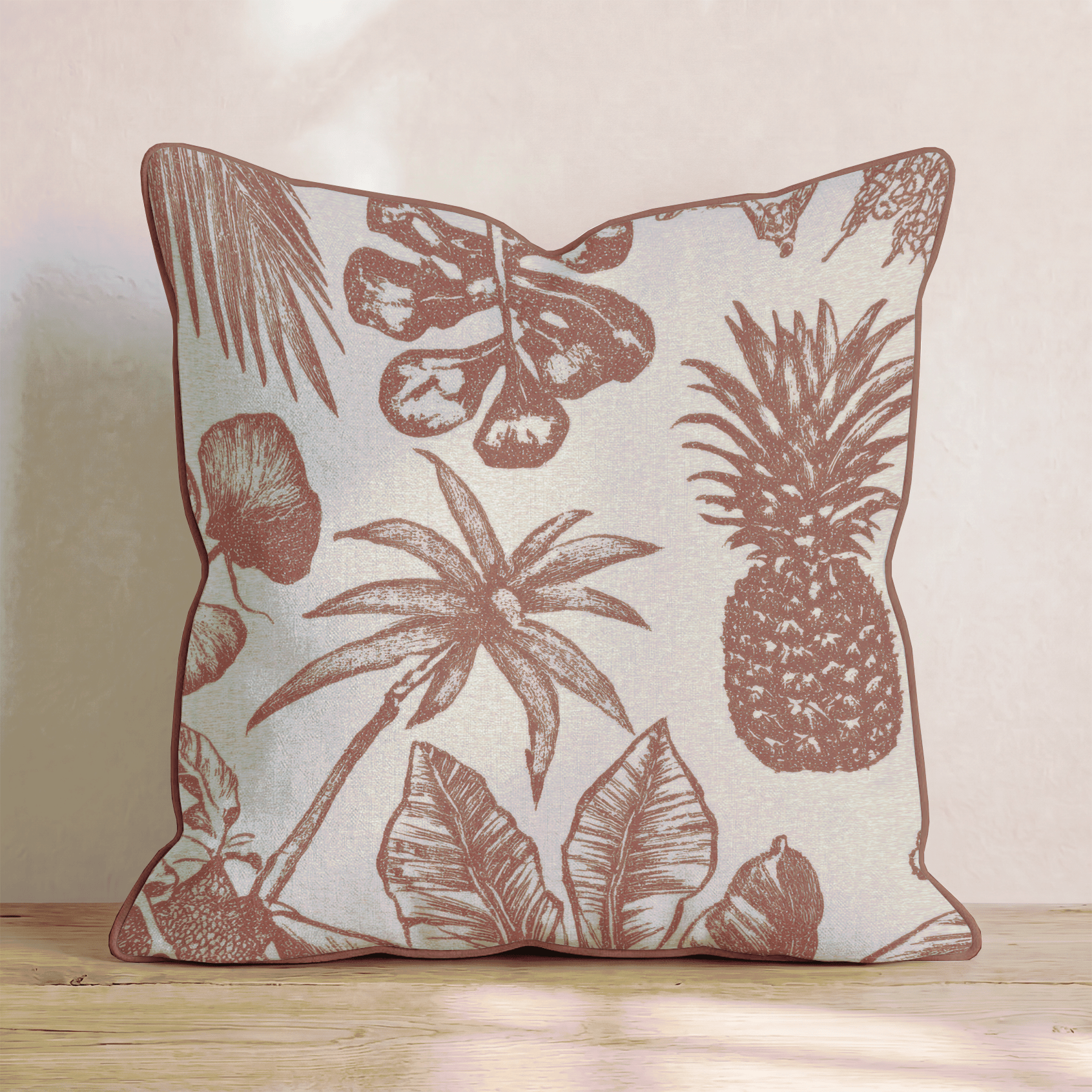 Antique Leaf Throw Pillow - Hillcroft Home
