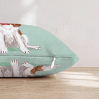 Antler Headband Cavalier King Charles Spaniel Throw Pillow - Hillcroft Home