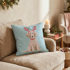 Antler Headband Golden Throw Pillow throw pillow - Hillcroft Home