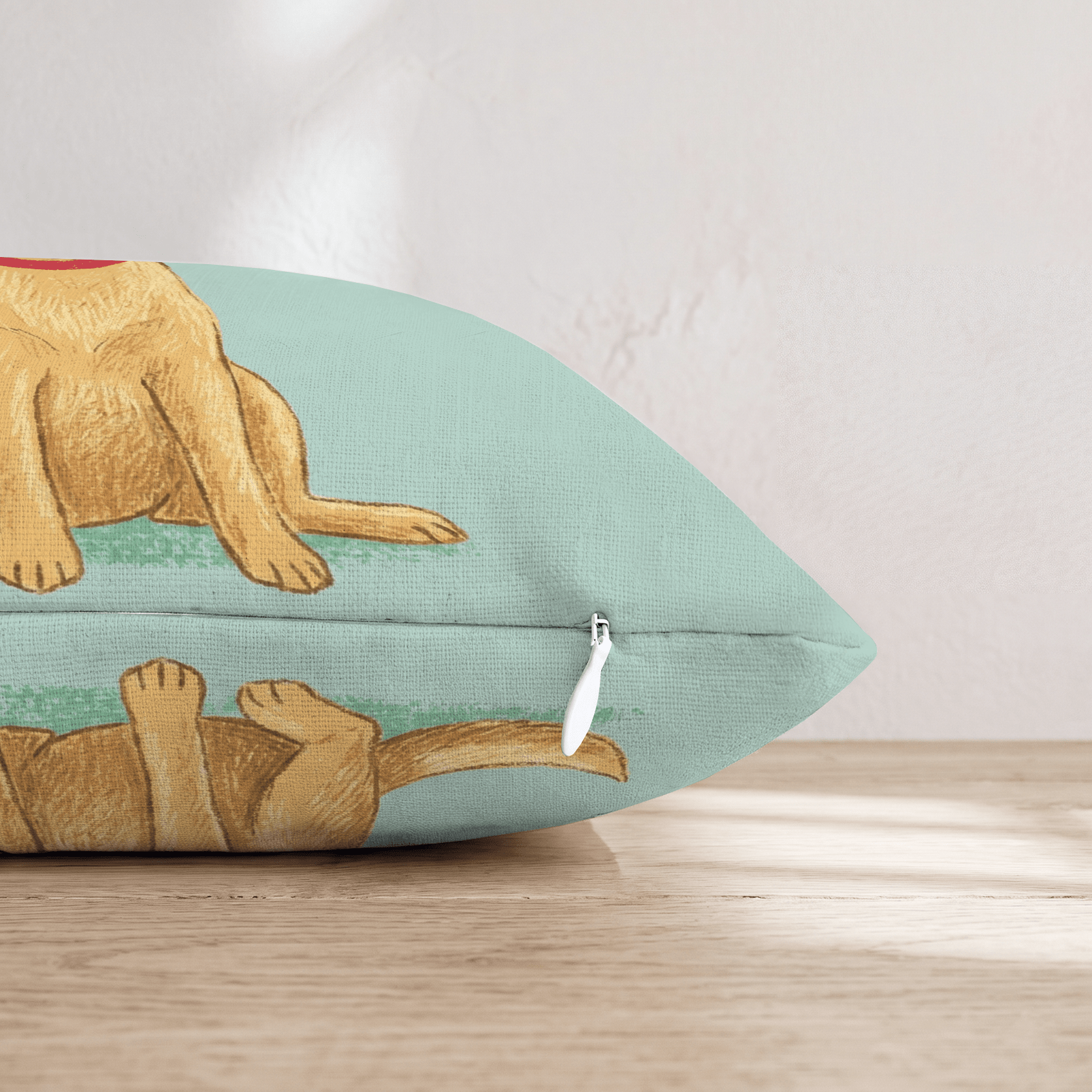 Antler Headband Labrador Retriever Throw Pillow - Hillcroft Home