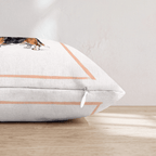 Aperol Basset Hound Throw Pillow - Hillcroft Home