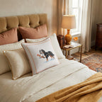 Aperol Bernedoodle Throw Pillow - Hillcroft Home