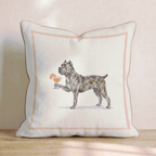 Aperol Cane Corso Throw Pillow - Hillcroft Home