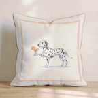 Aperol Dalmatian Throw Pillow - Hillcroft Home
