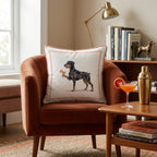 Aperol Doberman Throw Pillow - Hillcroft Home