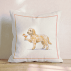Aperol Goldendoodle Throw Pillow - Hillcroft Home