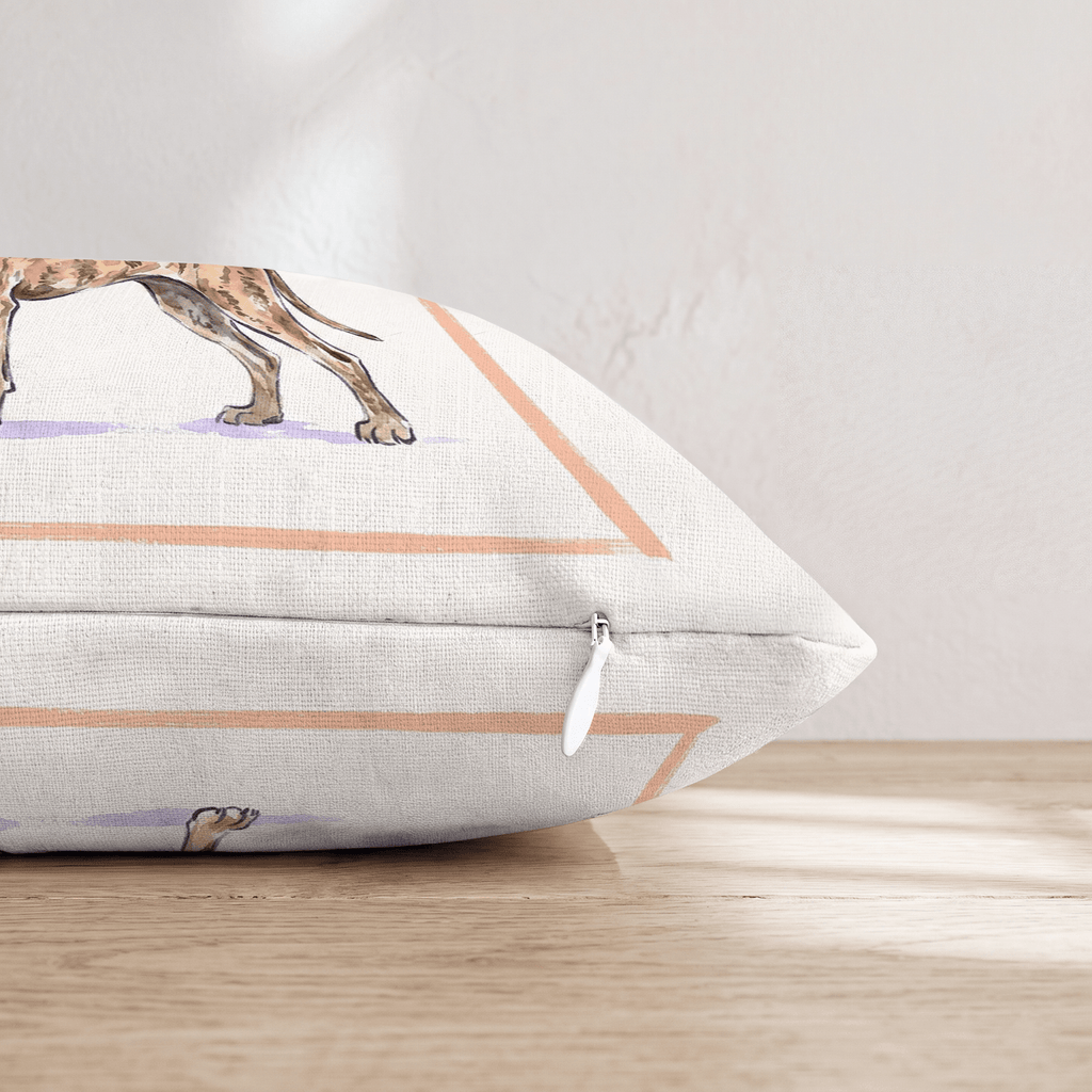 Aperol Great Dane Throw Pillow - Hillcroft Home
