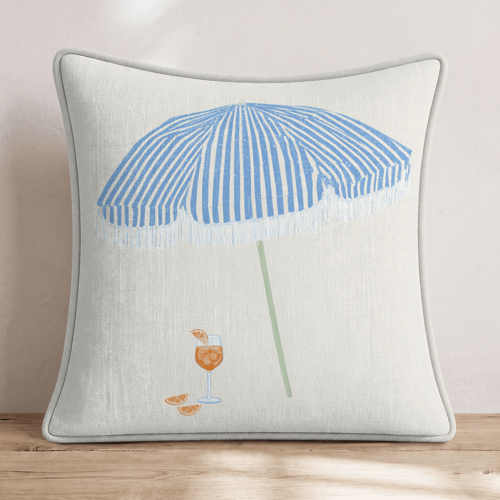 Aperol In Shade Throw Pillow - Hillcroft Home