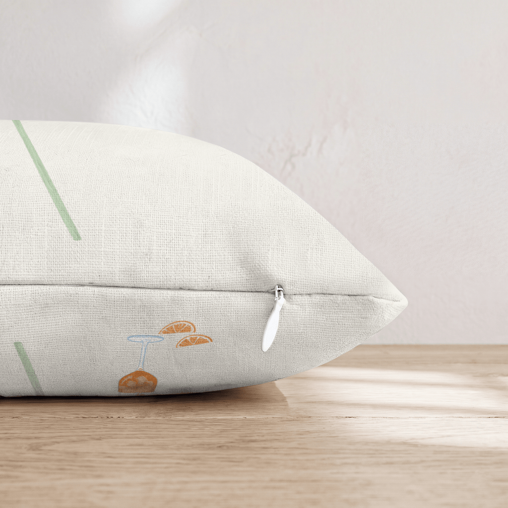 Aperol In Shade Throw Pillow - Hillcroft Home
