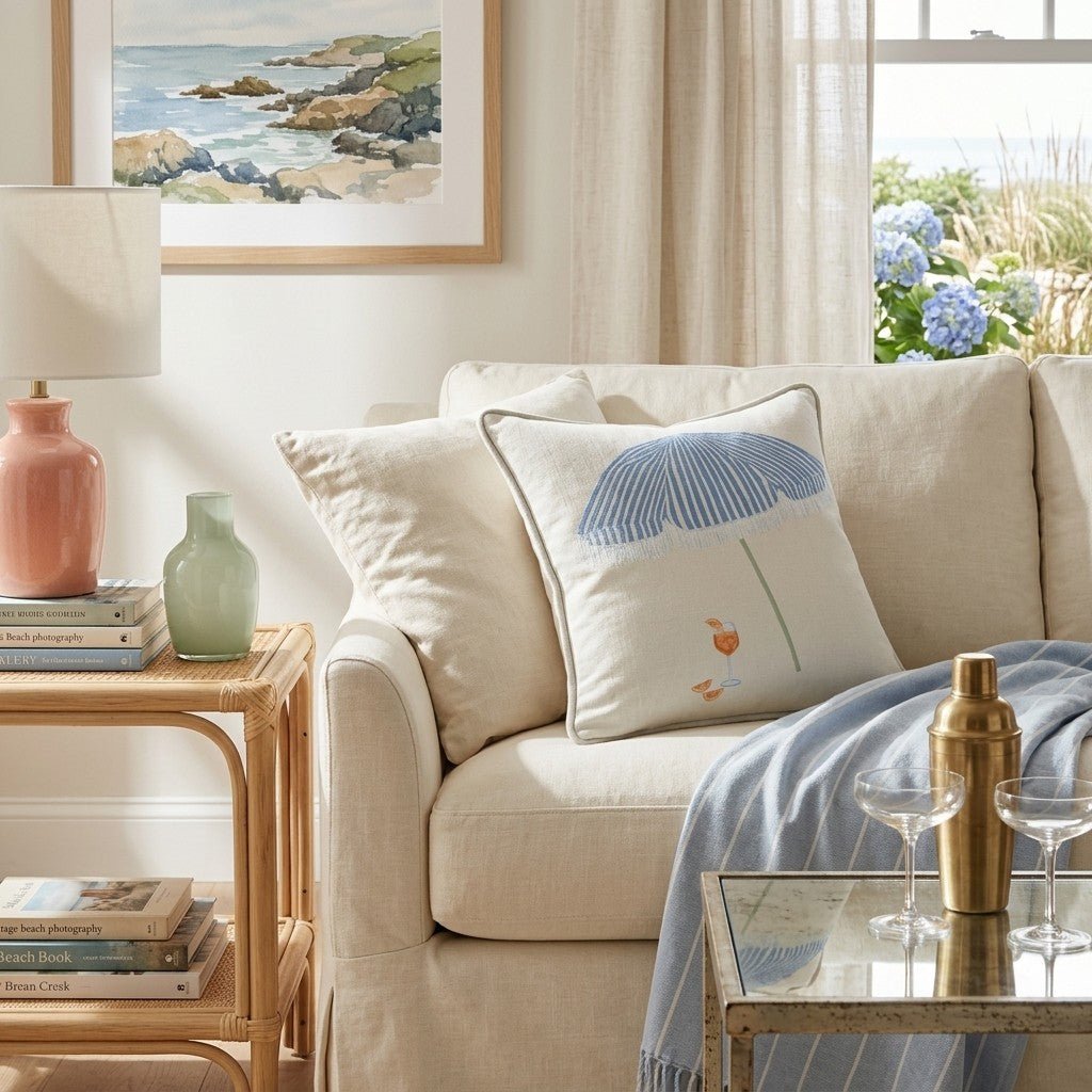 Aperol In Shade Throw Pillow - Hillcroft Home