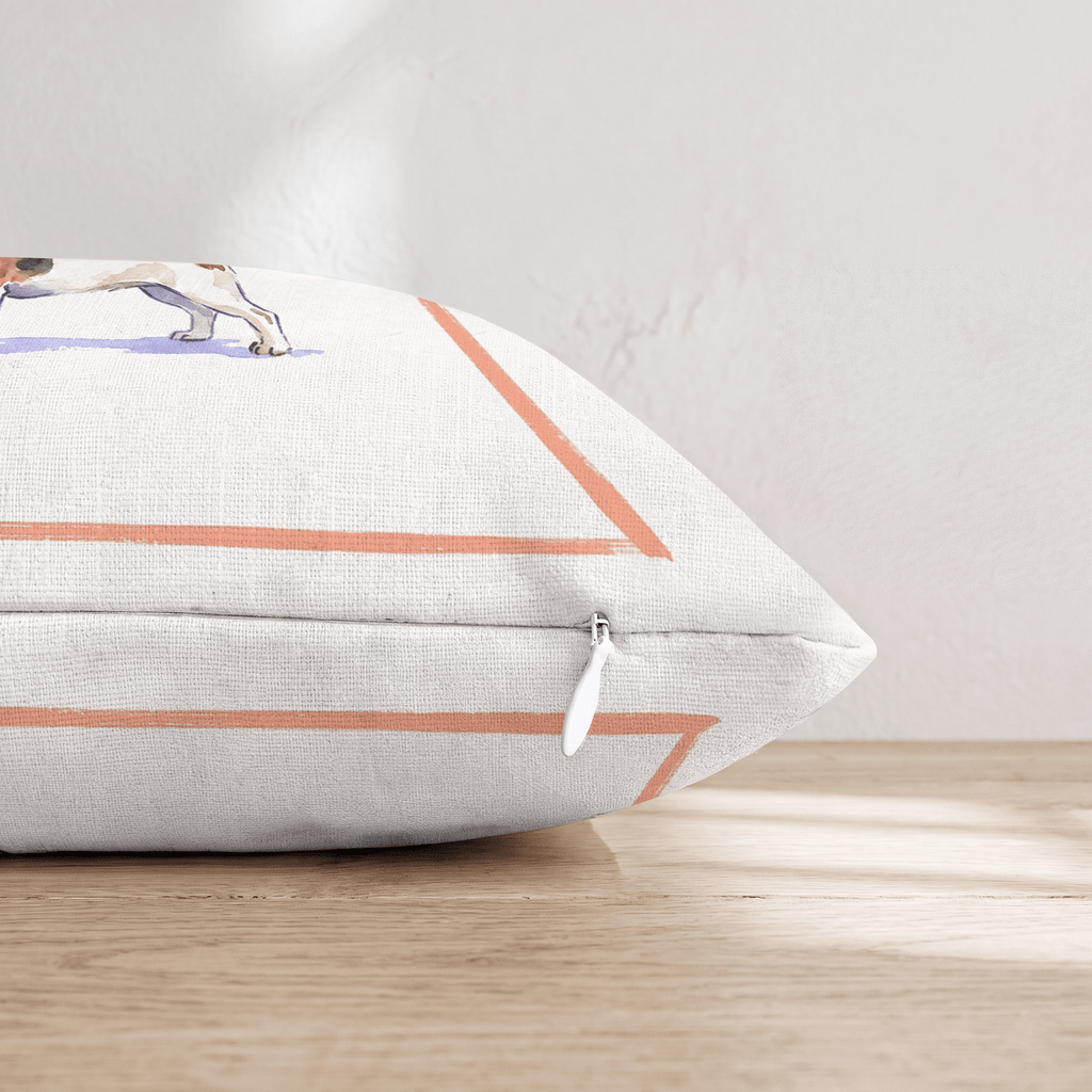 Aperol Jack Russell Throw Pillow - Hillcroft Home