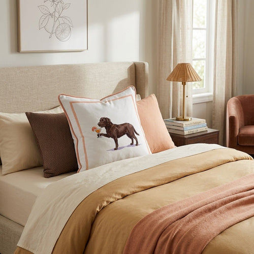 Aperol Labrador Retriever Throw Pillow - Hillcroft Home