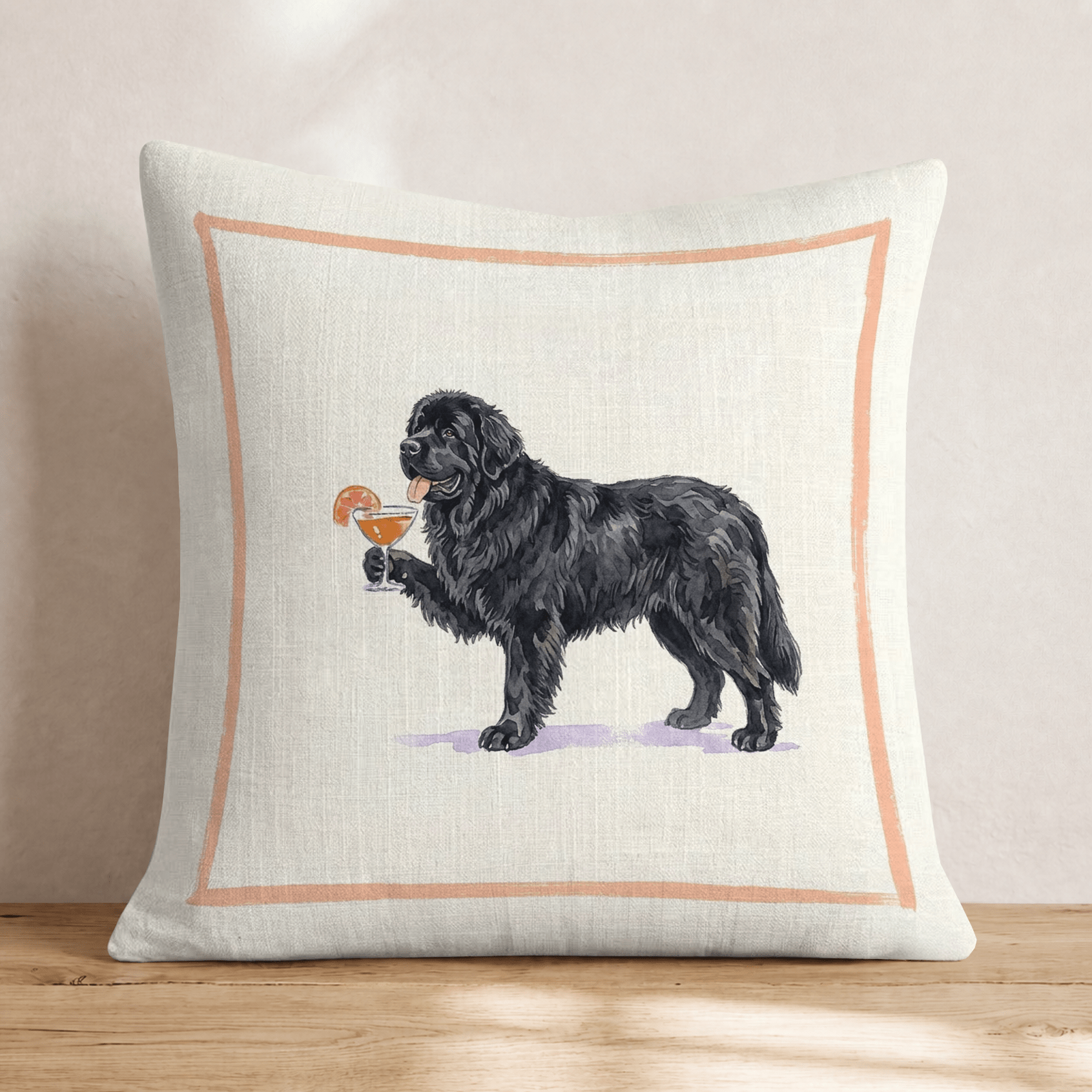 Aperol Newfoundland Throw Pillow - Hillcroft Home