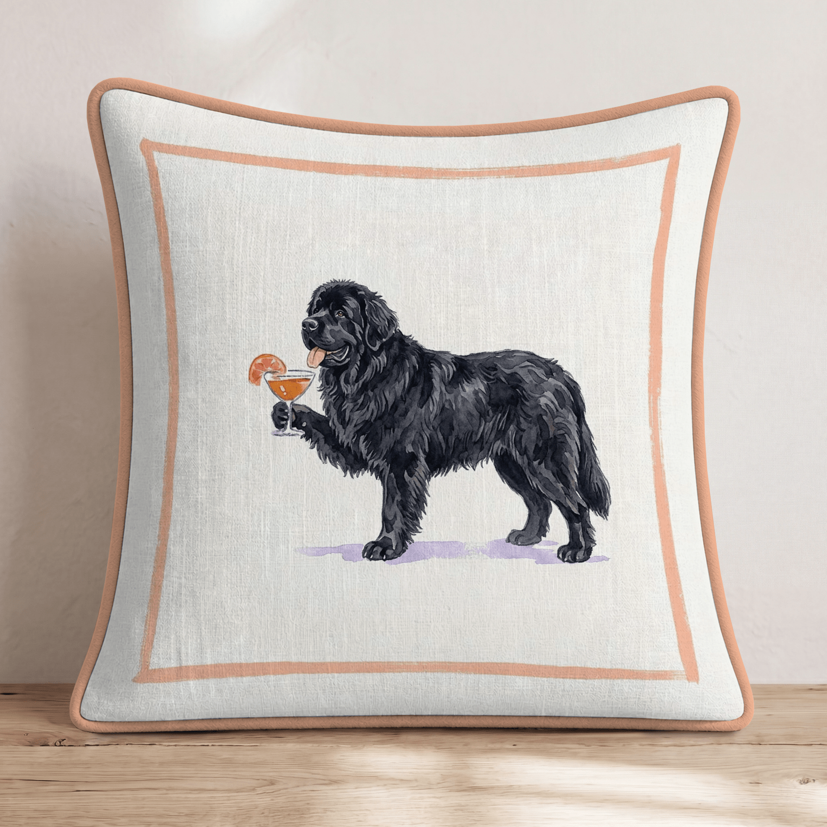 Aperol Newfoundland Throw Pillow - Hillcroft Home