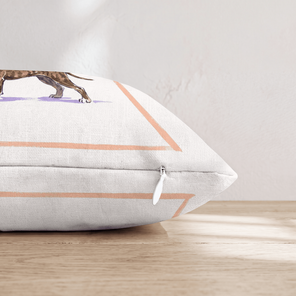 Aperol Pit Bull Throw Pillow - Hillcroft Home
