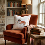 Aperol Saint Bernard Throw Pillow - Hillcroft Home