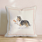 Aperol Sheltie Throw Pillow - Hillcroft Home