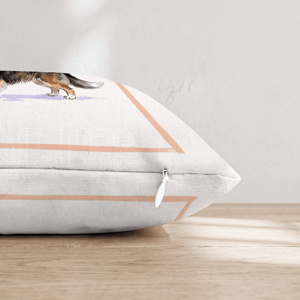 Aperol Sheltie Throw Pillow - Hillcroft Home