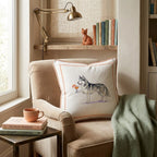 Aperol Siberian Husky Throw Pillow - Hillcroft Home