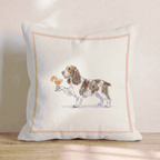 Aperol Springer Spaniel Throw Pillow - Hillcroft Home