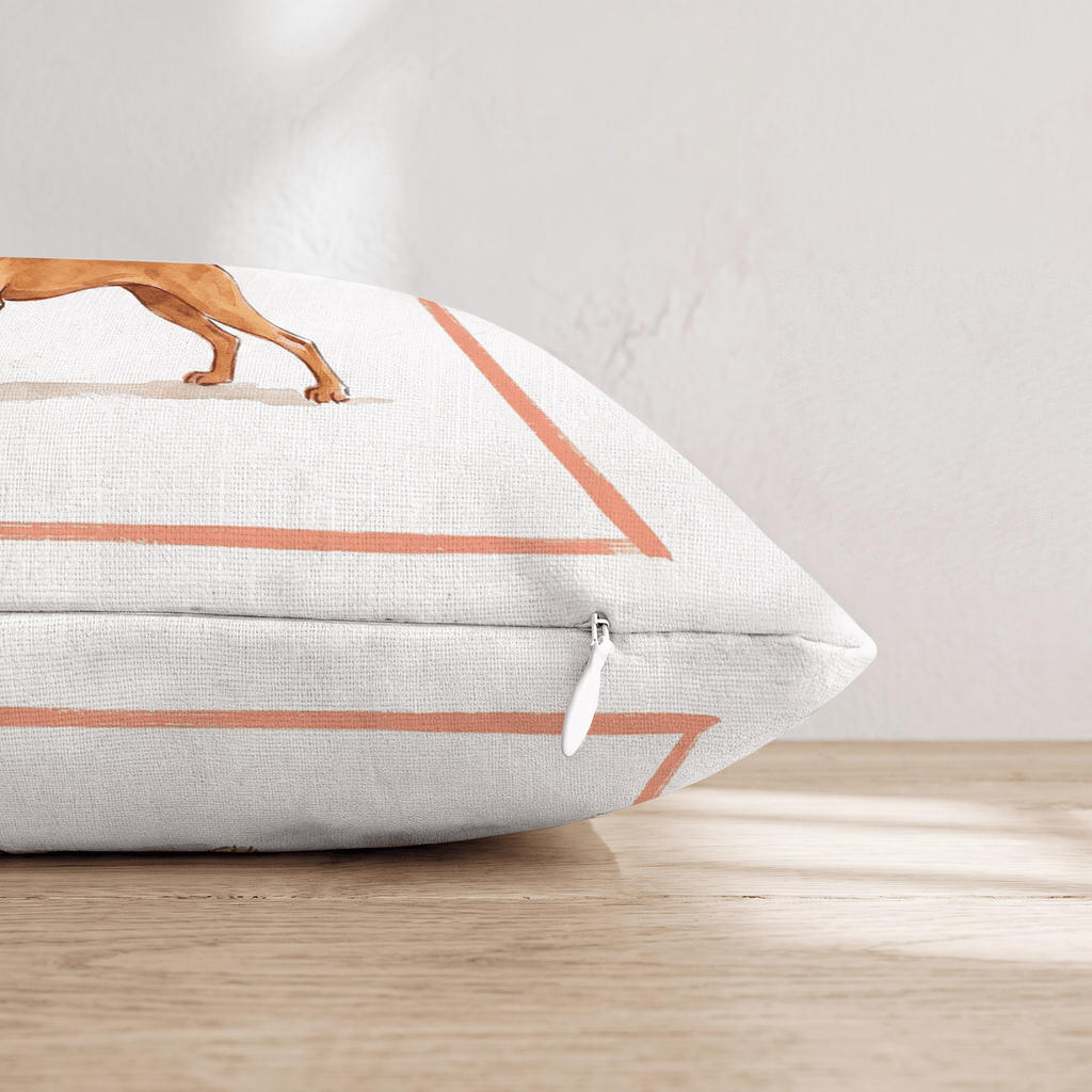 Aperol Vizsla Throw Pillow - Hillcroft Home