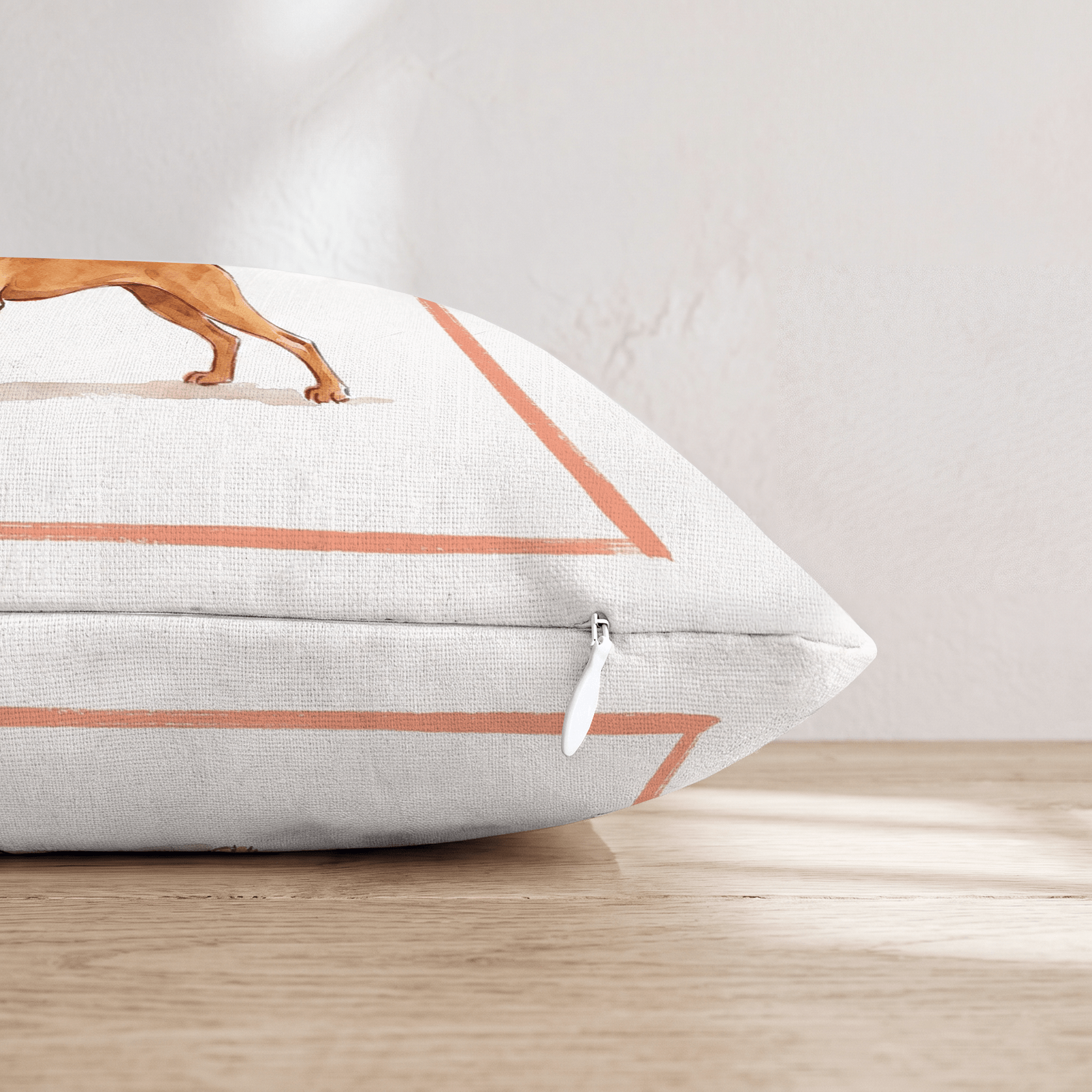Aperol Vizsla Throw Pillow - Hillcroft Home
