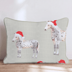 Appaloosa Santa Hats Throw Pillow - Hillcroft Home