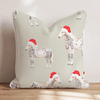 Appaloosa Santa Hats Throw Pillow - Hillcroft Home