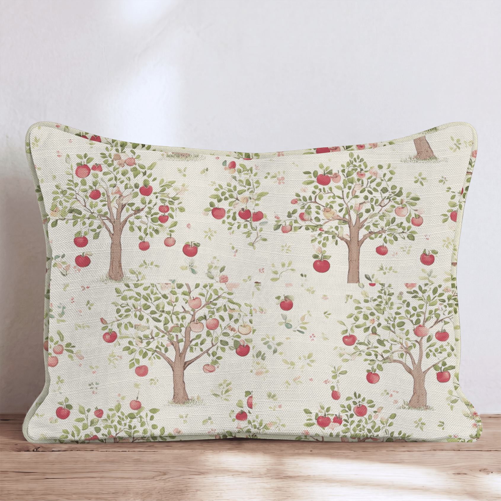 Apple Blossom Orchard Throw Pillow - Hillcroft Home