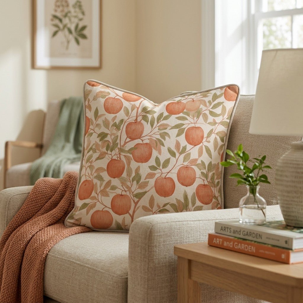 Apple Branch Scatter Throw Pillow - Hillcroft Home