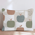Apple Checks Throw Pillow - Hillcroft Home