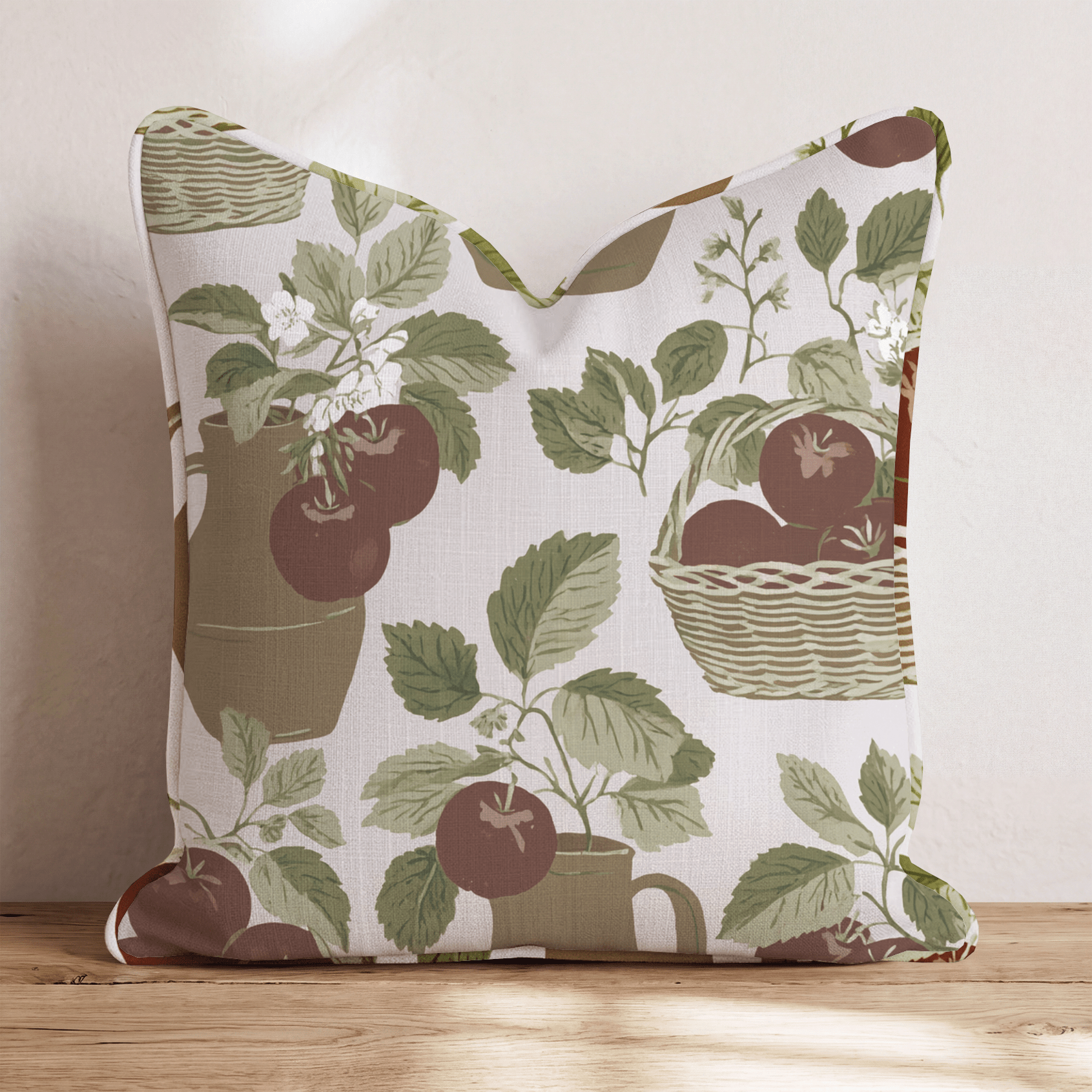 Apple Cider Harvest Throw Pillow - Hillcroft Home