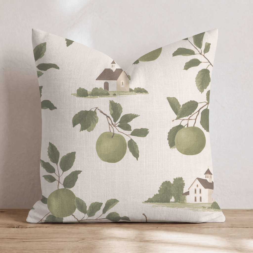 Apple of My Eye Throw Pillow - Hillcroft Home