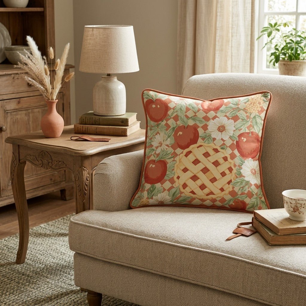 Apple Orchard Pie Throw Pillow - Hillcroft Home