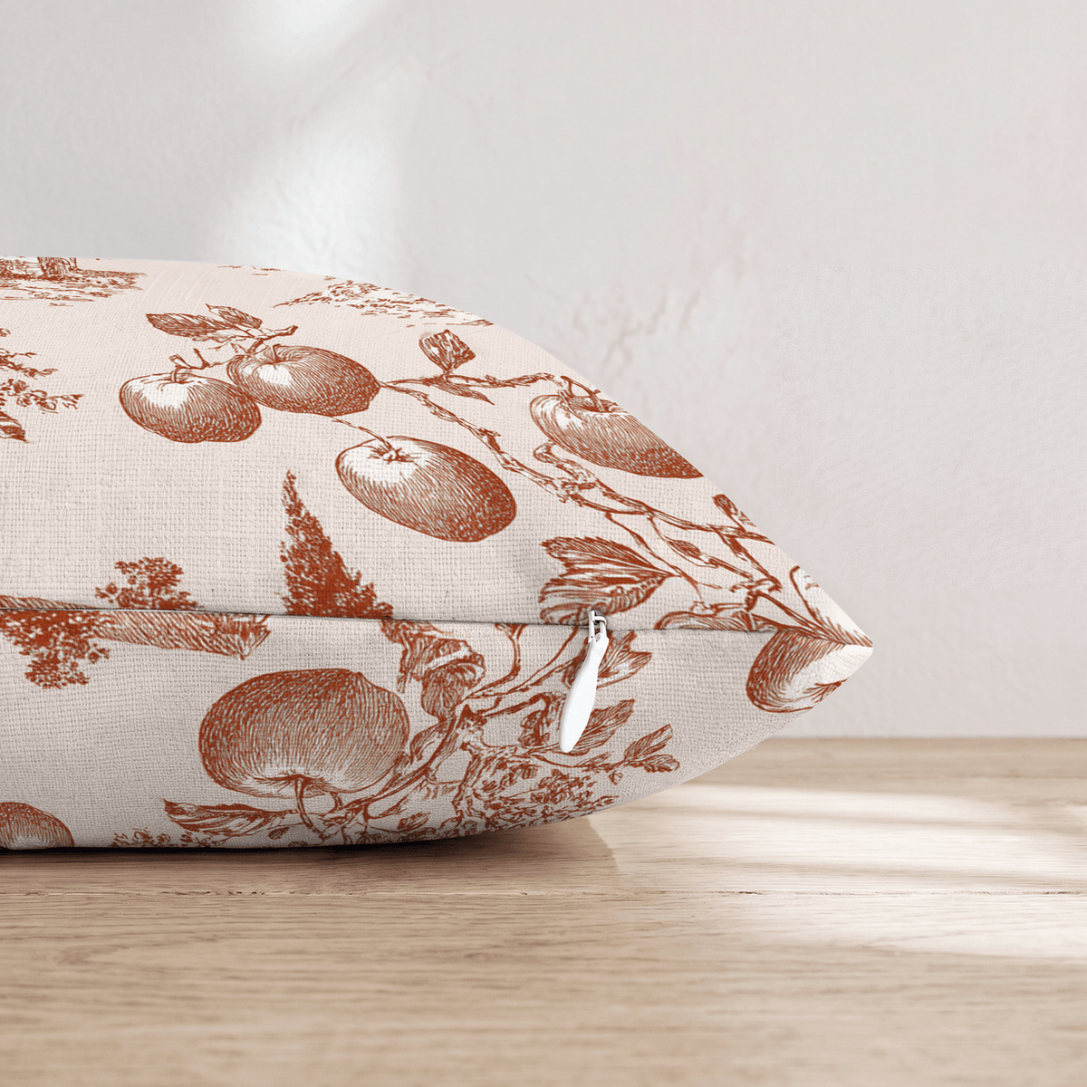 Apple Orchard Toile Throw Pillow - Hillcroft Home
