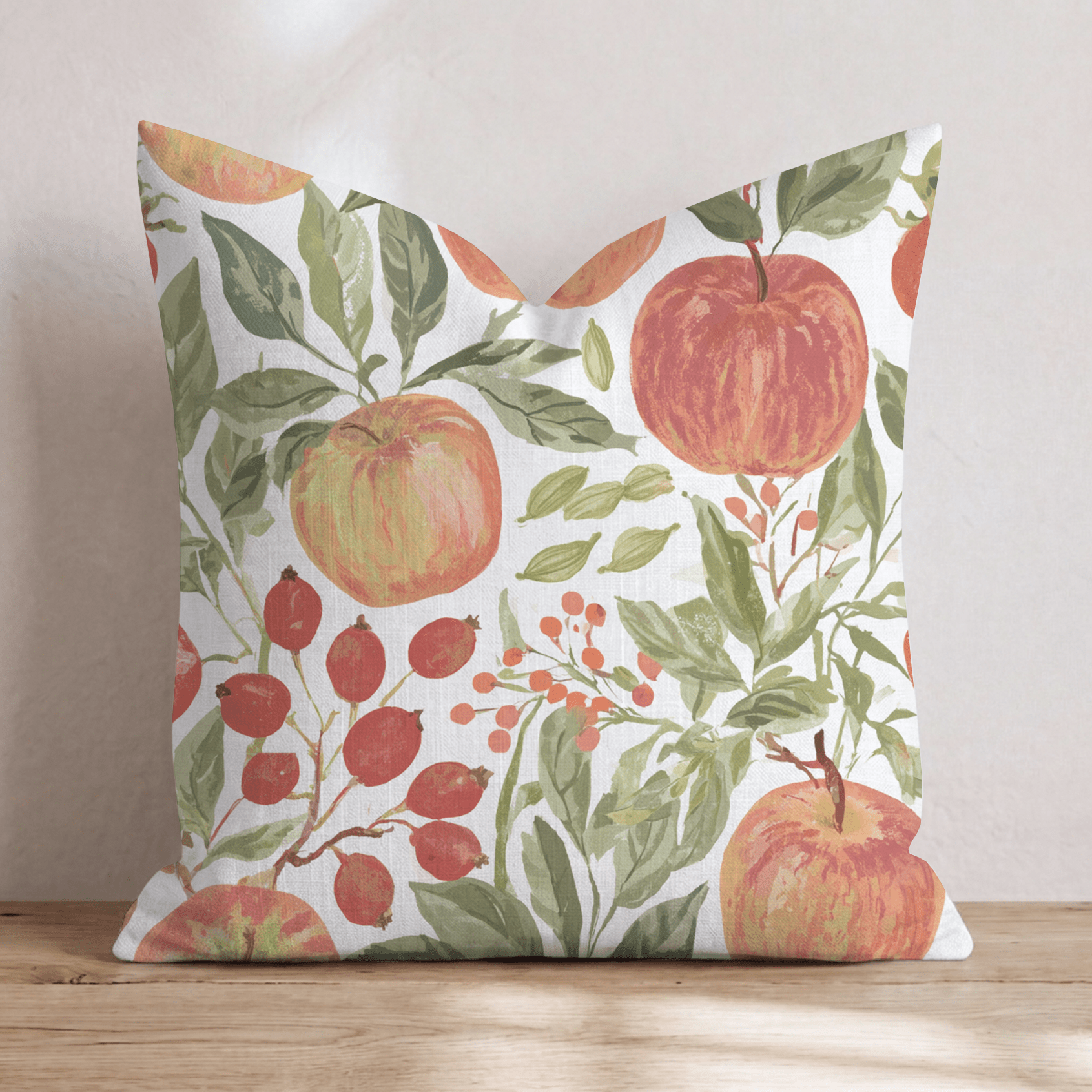 Apples Before Cider Throw Pillow - Hillcroft Home