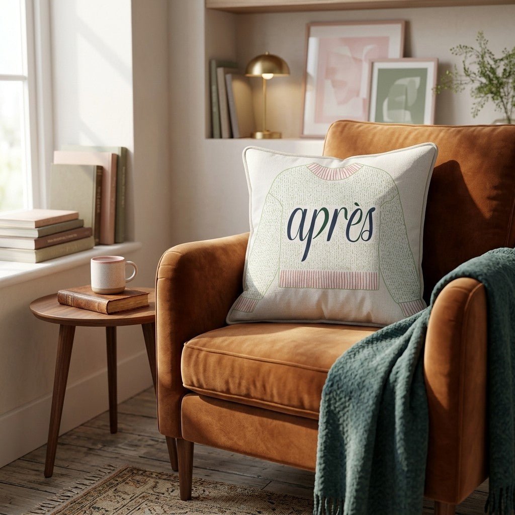 Après Sweater Throw Pillow - Hillcroft Home