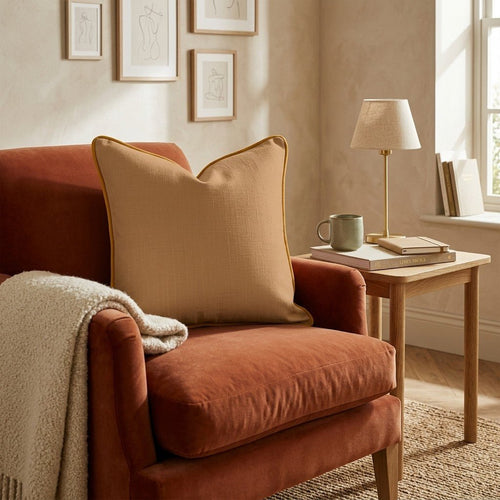 Apricot Throw Pillow - Hillcroft Home