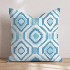 Aqua Throw Pillow - Hillcroft Home