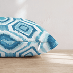 Aqua Throw Pillow - Hillcroft Home