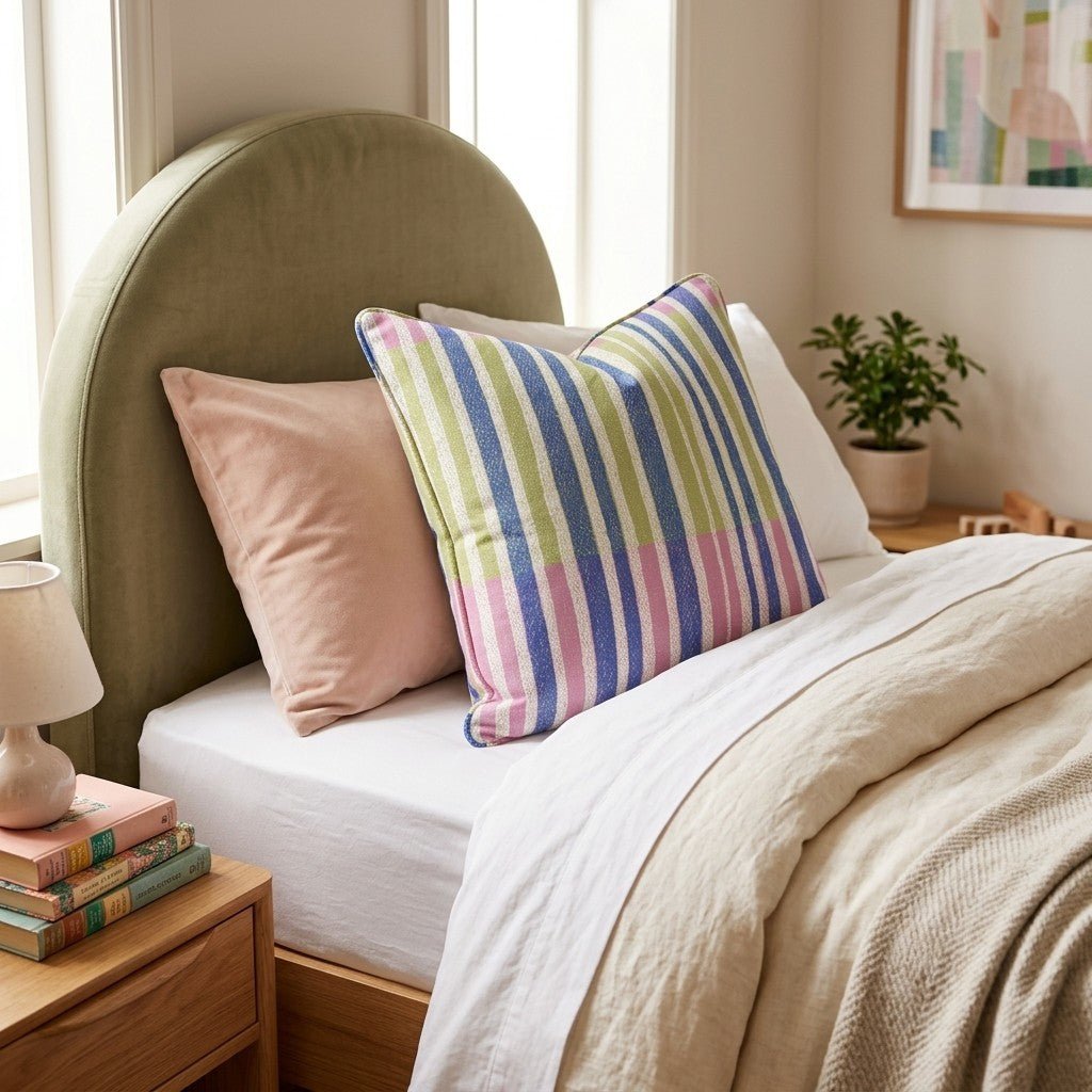 Aquired Striped Throw Pillow - Hillcroft Home