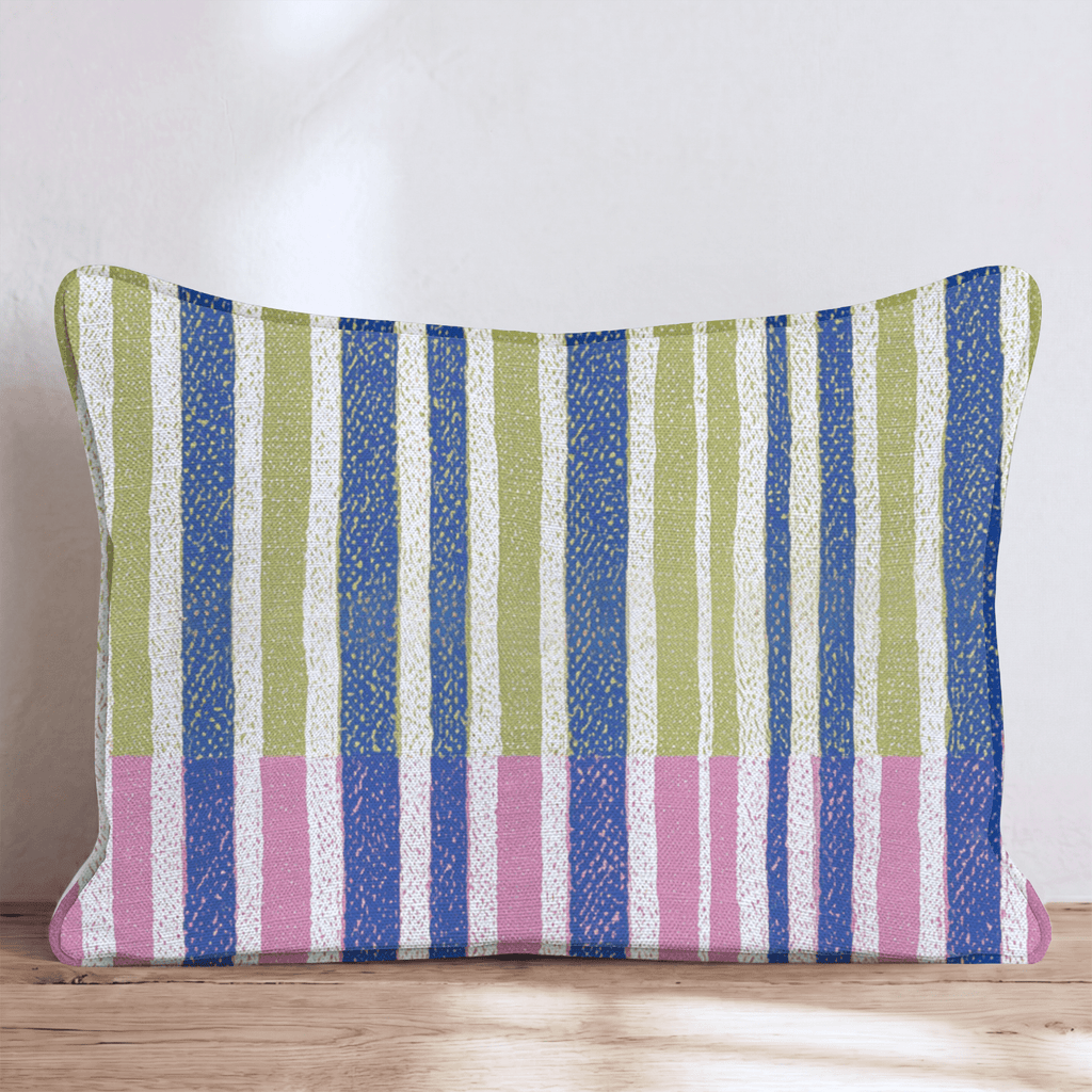 Aquired Striped Throw Pillow - Hillcroft Home